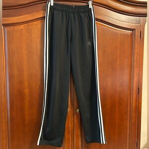 Adidas Black Pants with White Accents